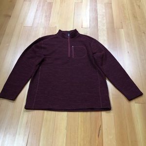 NWOT Rustic Ridge Fleece 1/4 Zip Casual Sweater Size XL